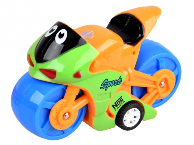 Farverig børnemotorcykel til sjov