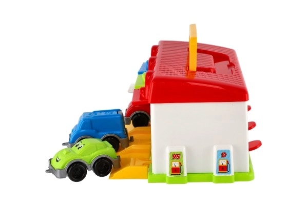 Garage med biler og tilbehør Technok Toys