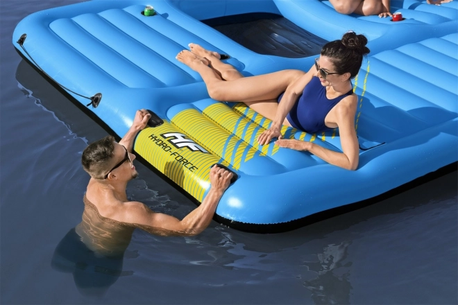 HYDRO-Force Ostrov + rutsjebane 376x311cm BESTWAY