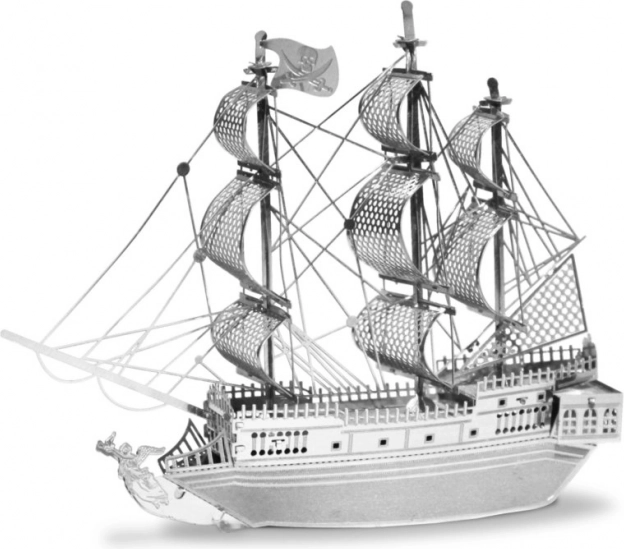 Metal 3D-model af skibet Black Pearl (Den Sorte Perle) – METAL EARTH