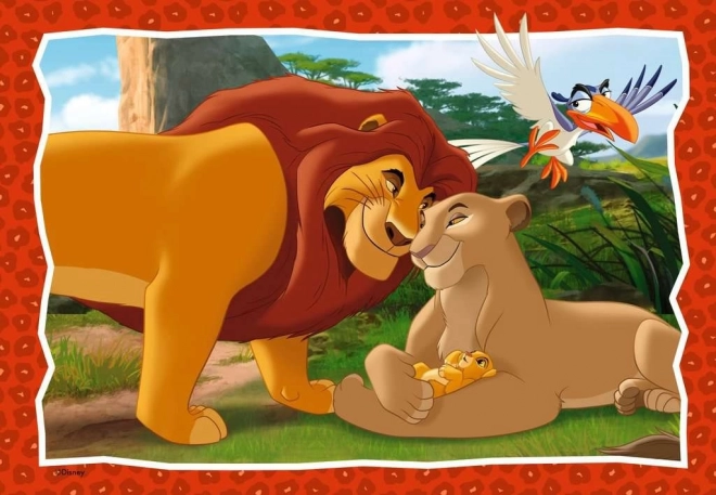 Puslespil Disney Løvernes Konge 2x24 brikker