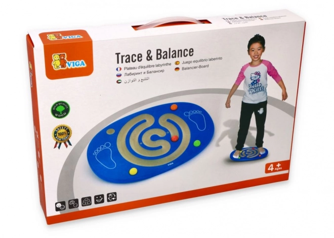 Balance disk med bolde - balanceringstræ