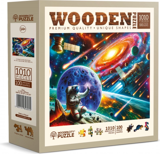 Træpuslespil WOODEN CITY Opdagelse af rummet 1010 brikker