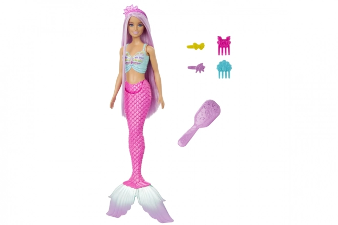 Barbie havfrue med langt hår
