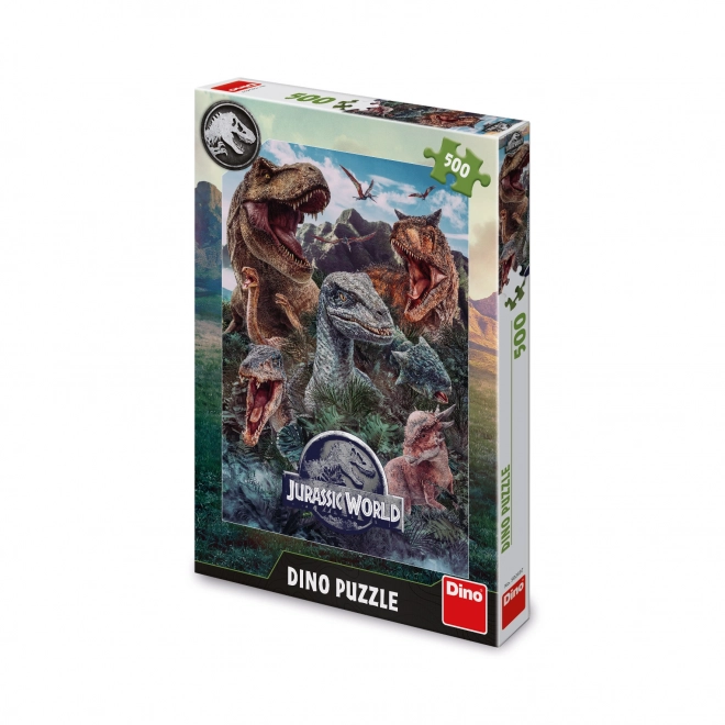 Puslespil Jurassic World 500 brikker