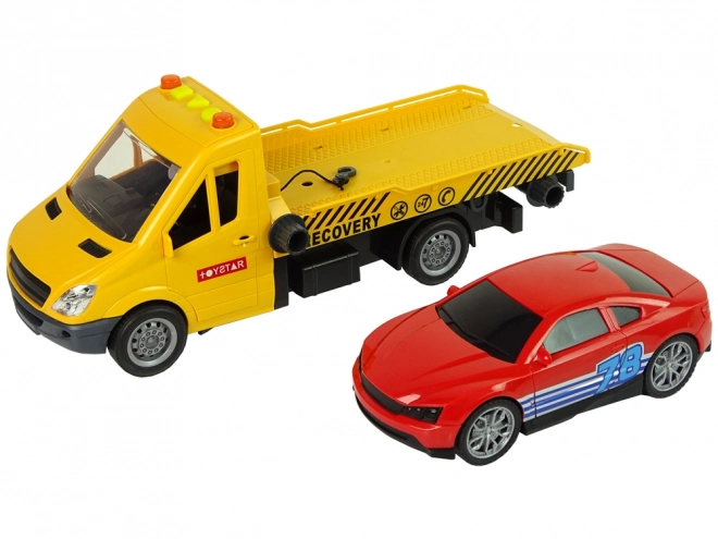 Transport Truck Lastbil Rampe Assist Lyde Lys
