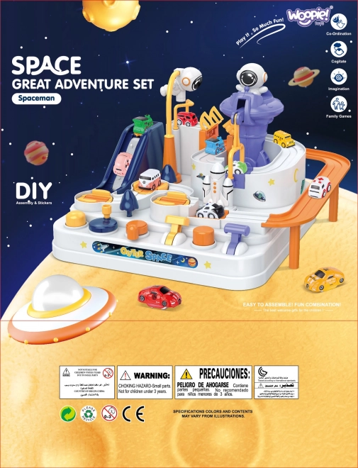 Interaktiv bane for biler Astronaut-eventyr
