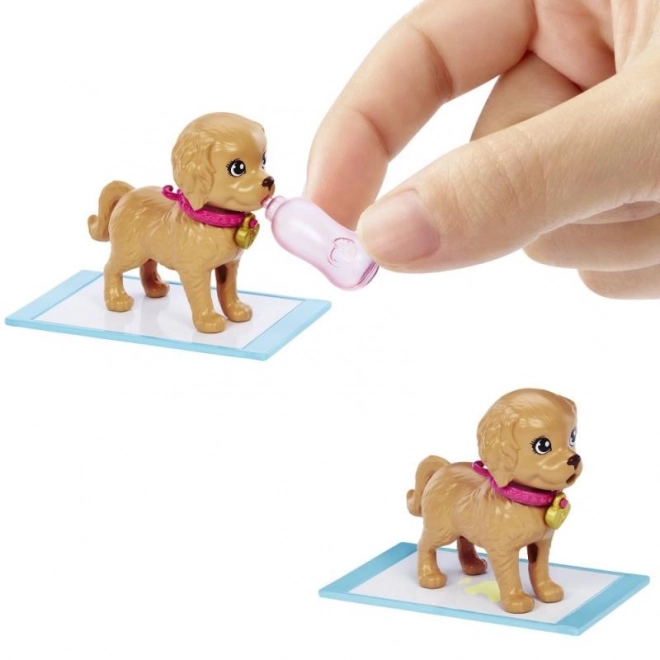 Barbie Dukke med hundehvalpe HKD86