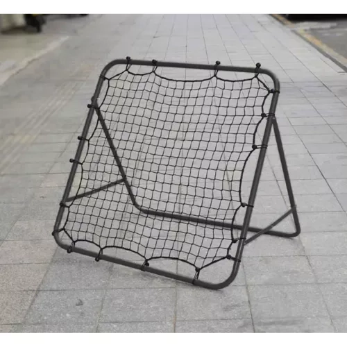 Træningsfodboldmål med målskive 100x100 cm