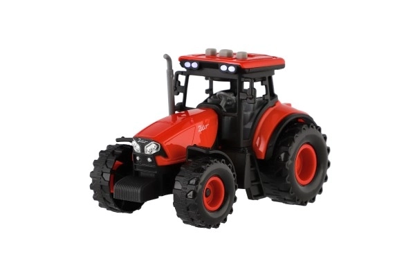 Traktor Zetor med trailer med lys- og lydeffekter - 36 cm