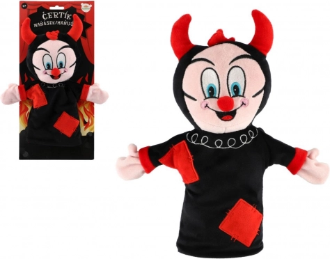 Plys hånddukke lille djævel 30 cm TEDDIES