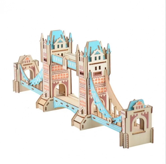 Woodcraft Træ 3D Puslespil Tower Bridge