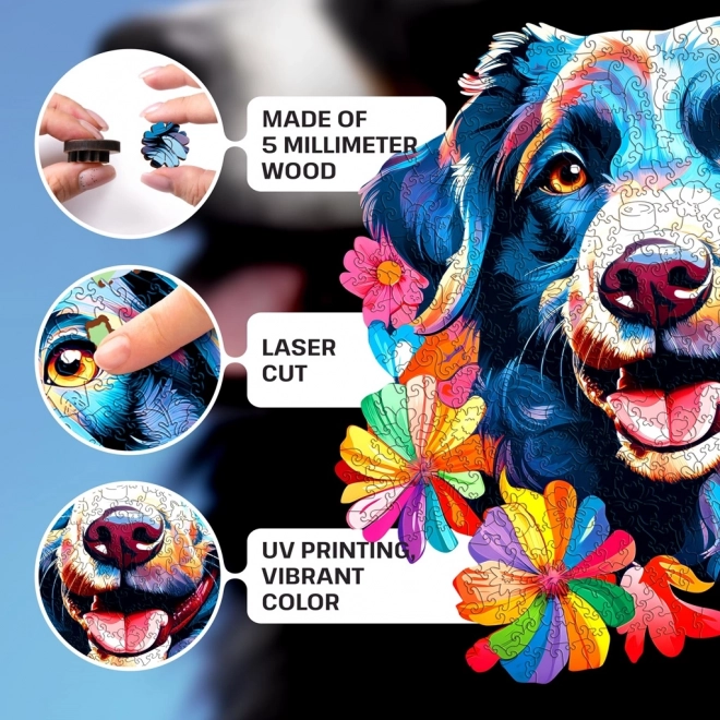 Træpuslespil Hund 500 brikker