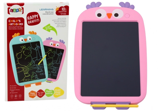 Tegnetablet til Børn i Pink med Fuglemotiv