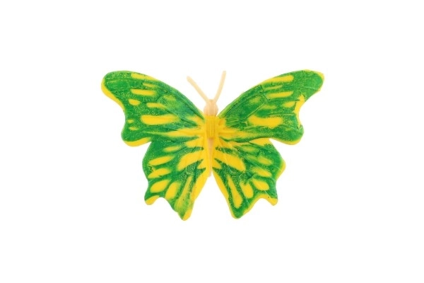 Sommerfugle 12 stk plastik 7-8cm i pose