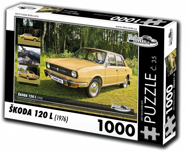 Puslespil Retro-biler Škoda 120 L (1976) – 1000 brikker