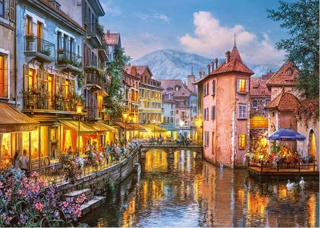 Cherry Pazzi puslespil Aften i Annecy 1000 brikker