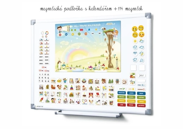 Magnetisk kalender - Børnehave 114 magneter
