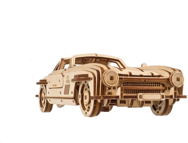 Ugears 3D mekanisk trækpuslespil Auto Winged Sports Coupe