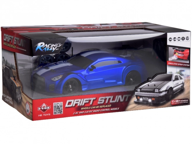 Racer RC bil Drift med rfgeffekt og LED belysning