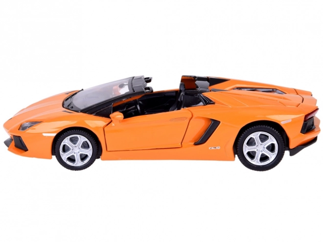 Metalmodelbil Lamborghini Aventador Roadster 1:32 interaktiv