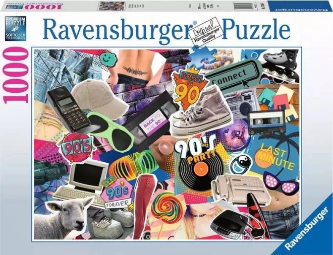 Ravensburger puslespil 1000 brikker 90’erne