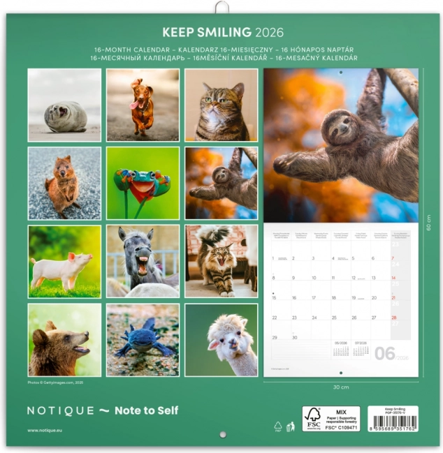 Notatkalender Smil for år 2026