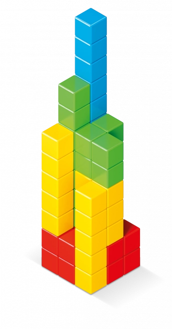 GEOMAG Magnetiske klodser Magicube Green Line 64 klodser