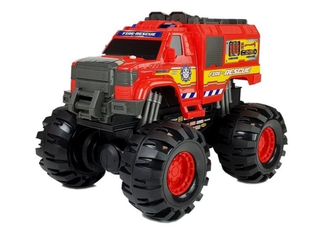 Monster Auto Brandbil Store Hjul 1:8 40 cm x 30 cm x 35 cm