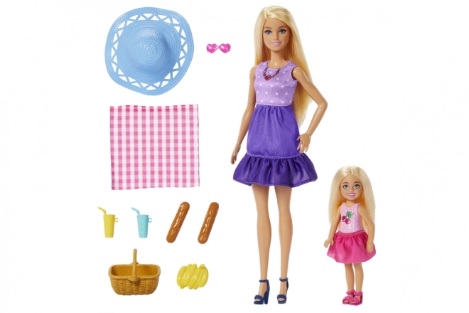 Barbie Familie og Venner på picnic