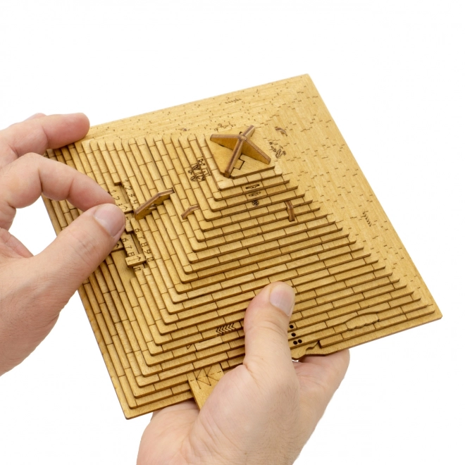 EscapeWelt 3D træ mekanisk gådespil Pyramide