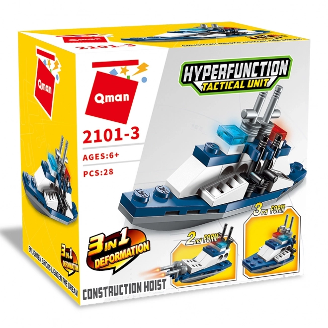Qman Hyperfunction Taktisk Enhed 2101-3 Eskortefartøj 3i1