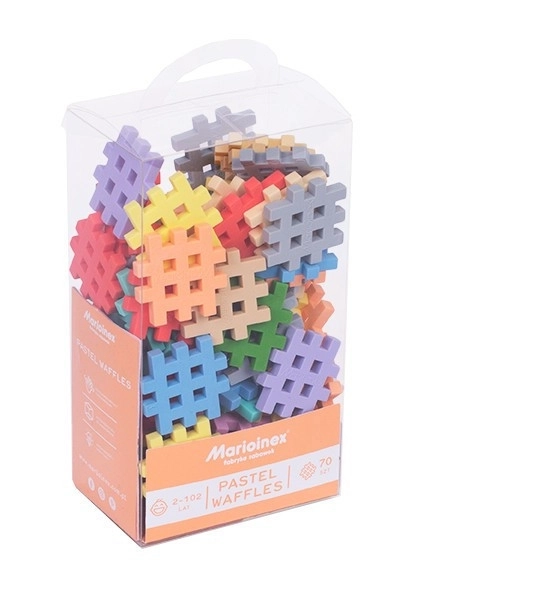 Mini Vaffel Pastel 70 stk