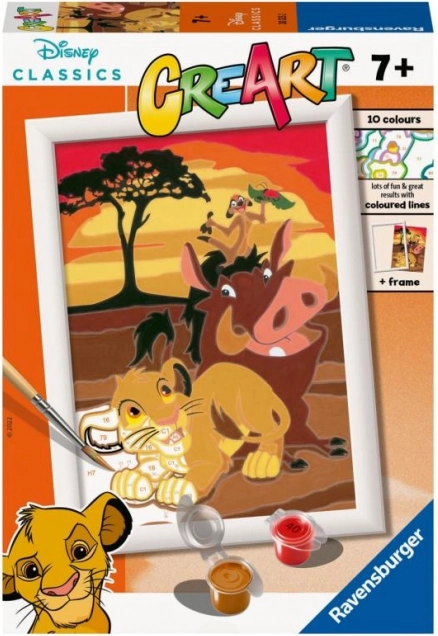 CreArt Disney: Løvernes Konge – maling efter tal