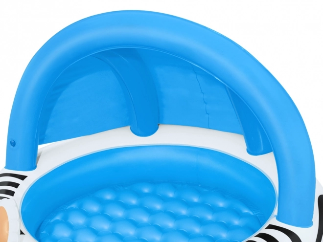 Børnebassin med skur Bestway Zebra
