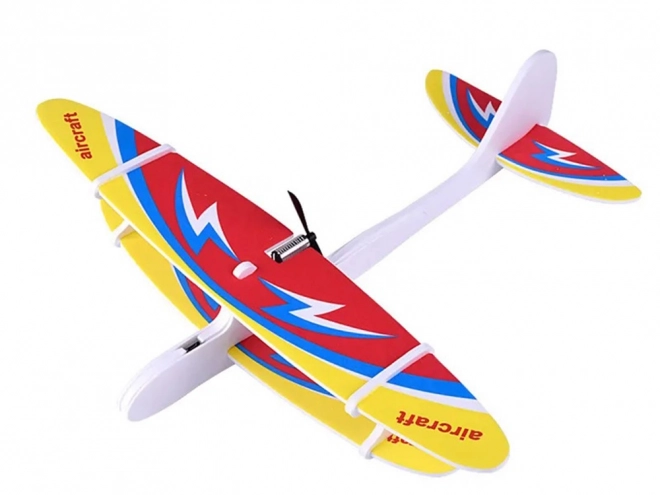 Flyvende polystyren fly med USB motor