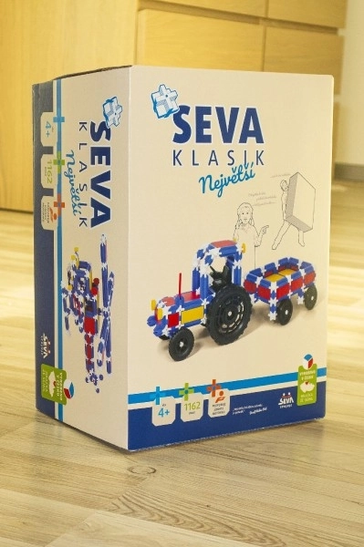 Byggesæt SEVA KLASIK – Største, 1162 dele