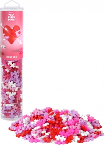 Plus-Plus I love you rør 240 dele