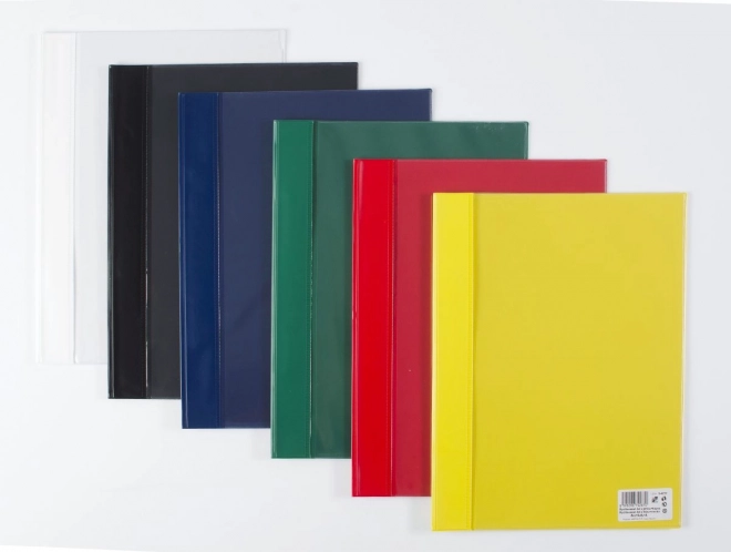 Hurtigmappe A4 PVC med lomme sortiment