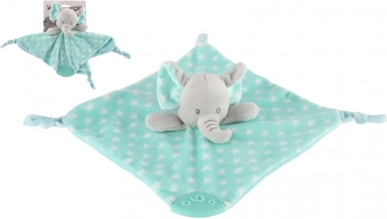 Krammedyr elefant til babyer 25 × 25 cm – Mint