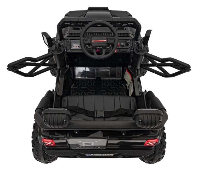Børne elektrisk off-road bil sort