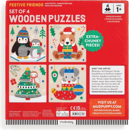 4 julemotiver i én pakke