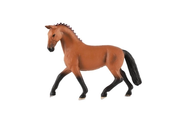 Hjemmedomestikeret brun hingst zooted plast 13cm i pose