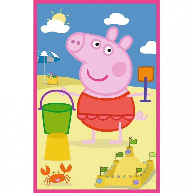 Puslespil 3x50 Peppa Pig - Styrken af venskab