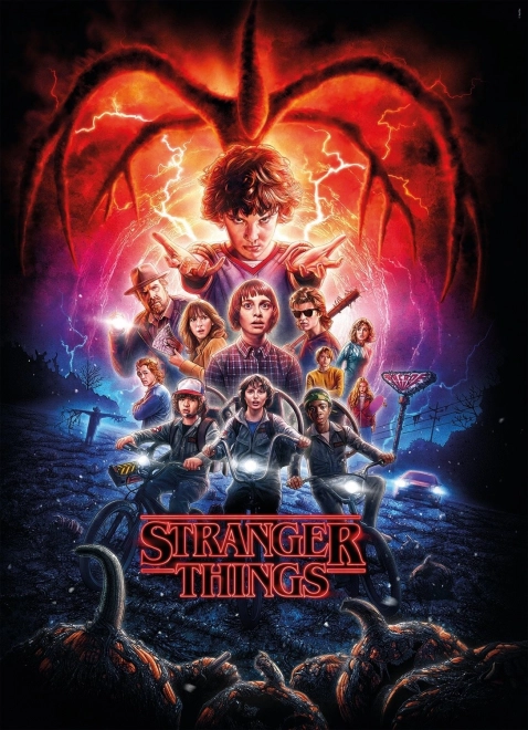 1000 brikker puslespil - Stranger Things