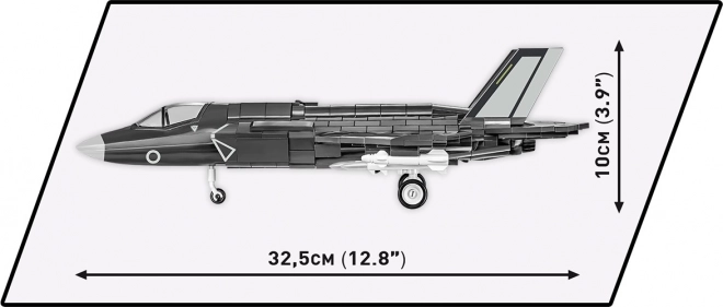 Model af kampflyet F-35B Lightning II fra klodser