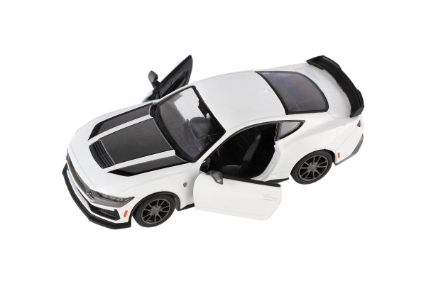 Auto Kinsmart 2024 Ford Mustang Dark Horse 1:38 metal/plast 12,5cm 4 farver med tilbagespoling, 12 stk i kassen