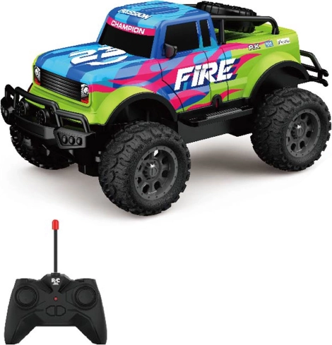 lysende RC-bil Fire med fjernbetjening 23 cm