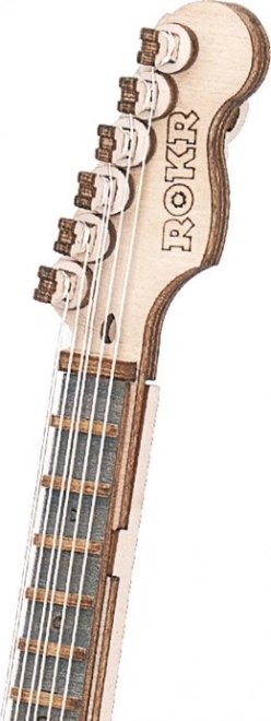 RoboTime træ 3D puslespil - Elektrisk guitar