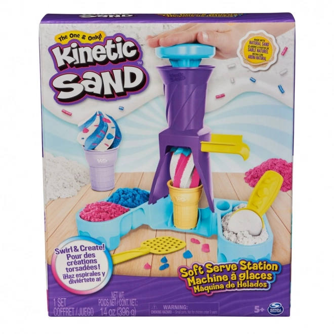 Kinetisk sand isbar